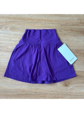 Lululemon Athletic Align High Rise Skirt Nulu College Purple NWT Women’s Size 0